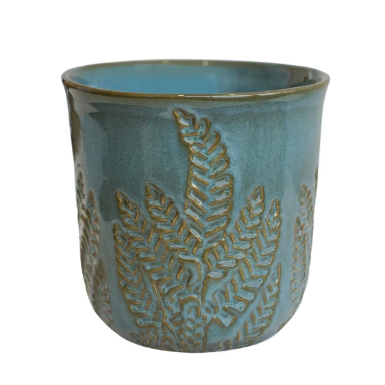 Ivyline Kew Fern Teal Planter 15cm