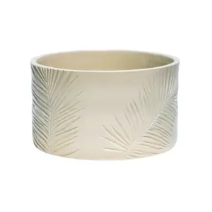 Ivyline Kew Sago Palm Ivory Bowl Planter 24cm - image 3