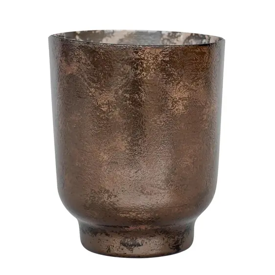 Ivyline Metallic Bronze Gold Candle Holder - image 2