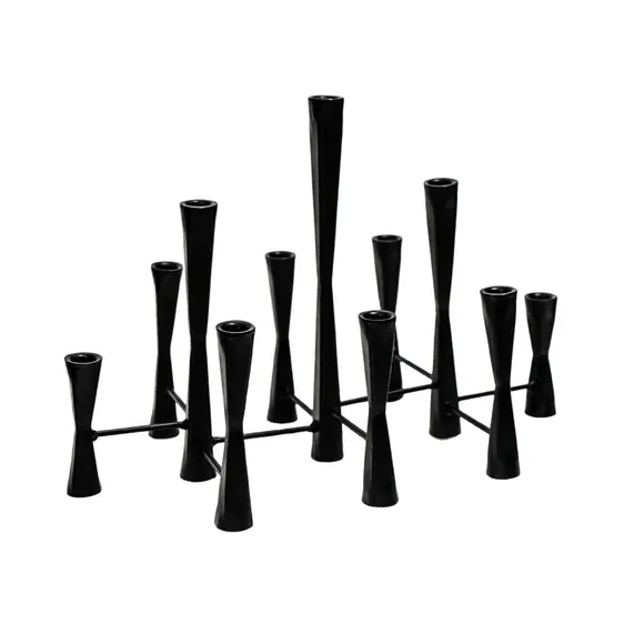 Ivyline Parker 11 Piece Black Candle Centerpiece - image 2