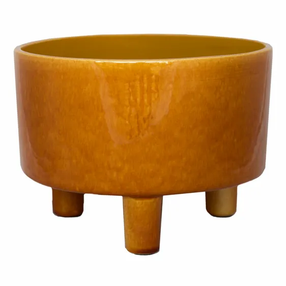 Ivyline Pisa Mustard Bowl Planter - image 2