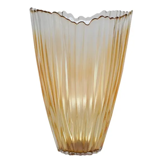 Ivyline Rippled Glass Vase - Medium - image 2
