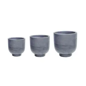 Ivyline Seattle Slate Planter Set of Three - image 2