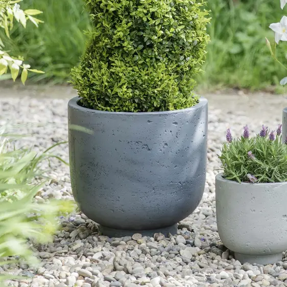 Ivyline Seattle Slate Planter Set of Three - image 1