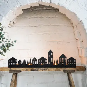 Ivyline Village Advent Tealight Centrepiece - image 1