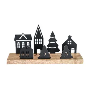 Ivyline Wooden Advent Candle Holder - image 3