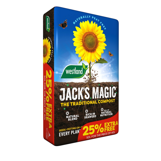 Jack's Magic All Purpose Compost 40L + 25% Extra Free