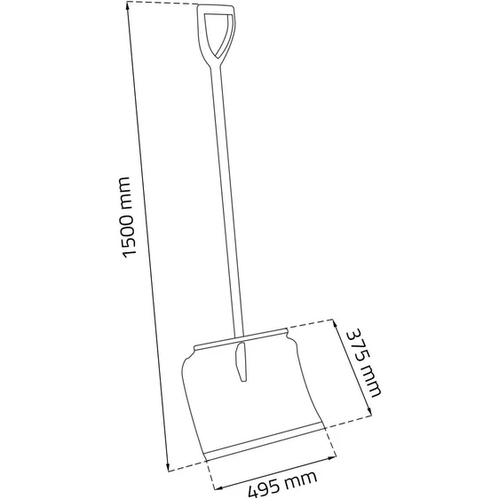 Kelkay Aluminum Snow Shovel - image 2