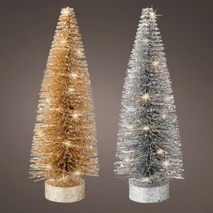 Light Up Glitter Christmas Tree - Medium