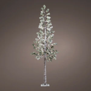 Light Up Snowy Pine Tree - 240cm