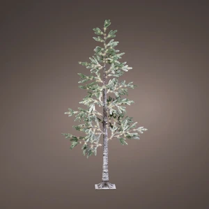 Light Up Micro LED Snowy Pine Tree - 210cm