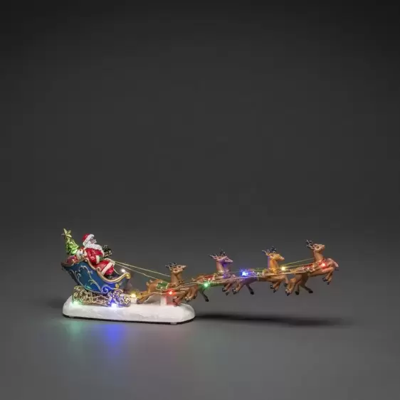 Light Up Santa In Sleigh - image 2