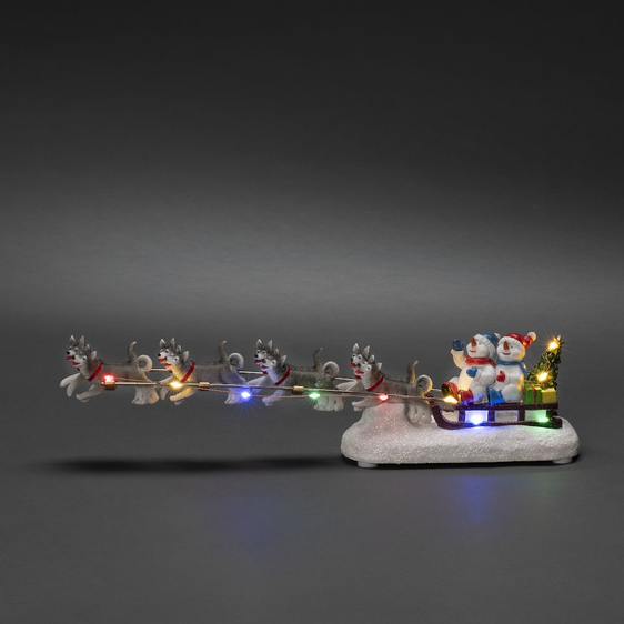 Light Up Snowman in Sleigh - image 2