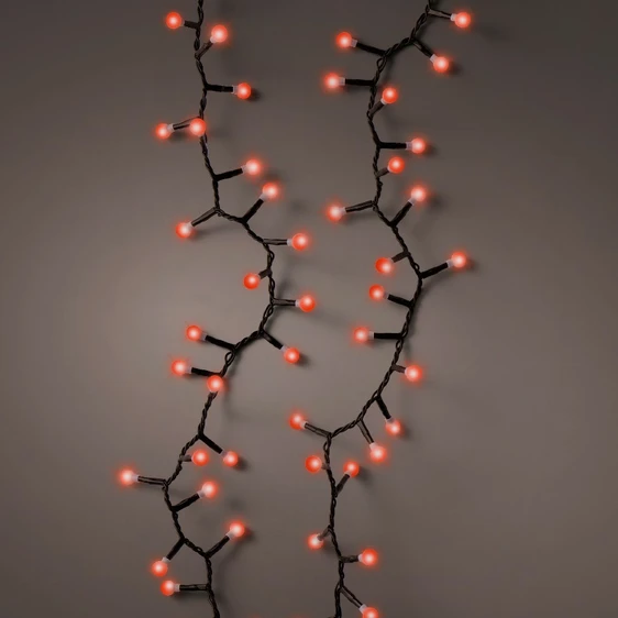 Lumineo Cherry Compact Twinkle String Lights - Red