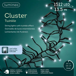 Lumineo Cluster Lights - Cool White (1512 Lights) - image 4