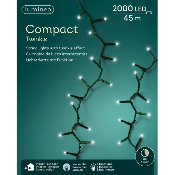 Lumineo Compact Twinkle Lights - Cool White (2000 Lights) - image 2