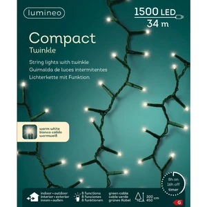 Lumineo Compact Twinkle Lights - Warm White (1500 Lights) - image 2