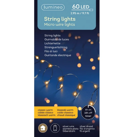 Lumineo Micro Wire Lights - Classic Warm (60 Lights) - image 4