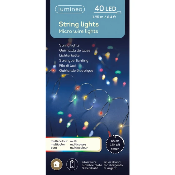 Lumineo Micro Wire Lights - Multi (40 Lights) - image 2