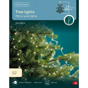 Lumineo Tree Lights - Warm White (408 Lights Silver Wire) - image 3