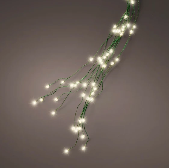 Lumineo Tree Lights - Warm White (408 Lights Green Wire) - image 1