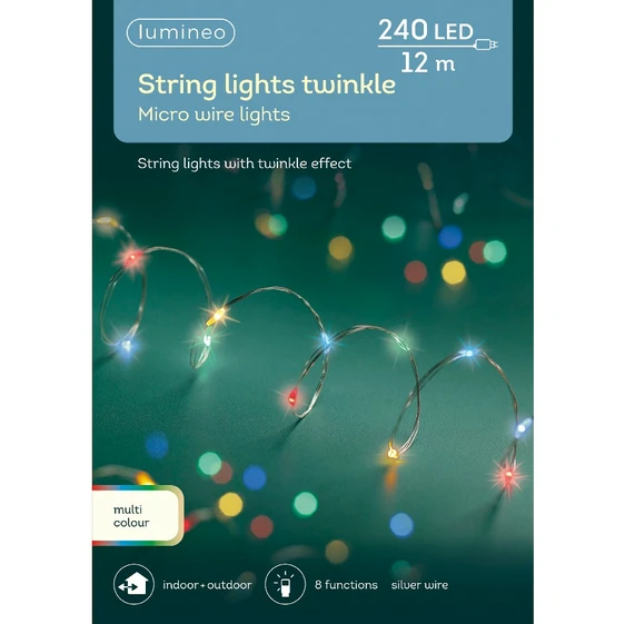 Lumineo Micro Wire Twinkle Lights - Multi - image 3