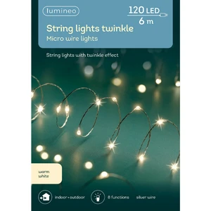 Lumineo Micro Wire Twinkle Lights - Warm White (120 Lights) - image 3