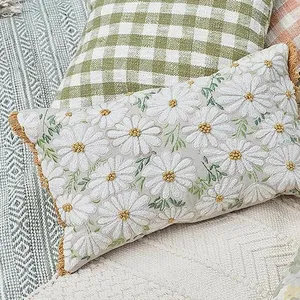 Marguerite Floral Cushion - image 2