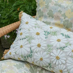 Marguerite Floral Cushion - image 3