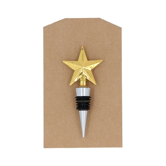 Metal Star Bottle Stopper