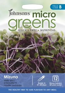 Microgreens Mizuna Red