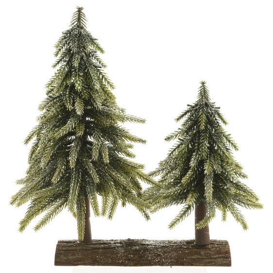 Miniature Trees On Stand - Glitter - image 2