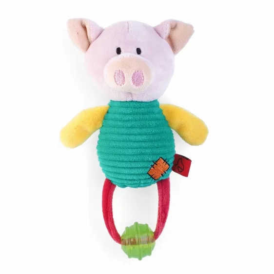 MiniPlay Plush Pig Small Dog Toy - image 2