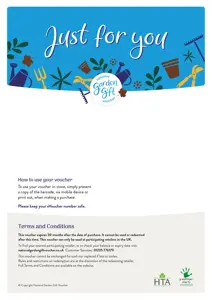 National Garden e-Gift Voucher - Just For You - image 2