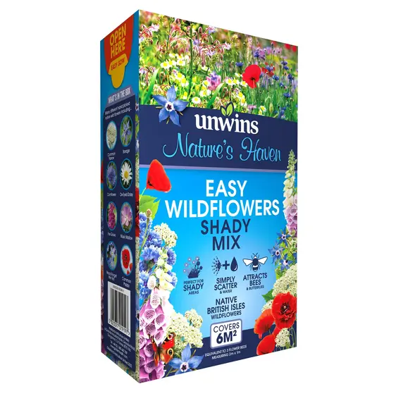 Nature's Haven Easy Wildflower Seeds Shady Mix