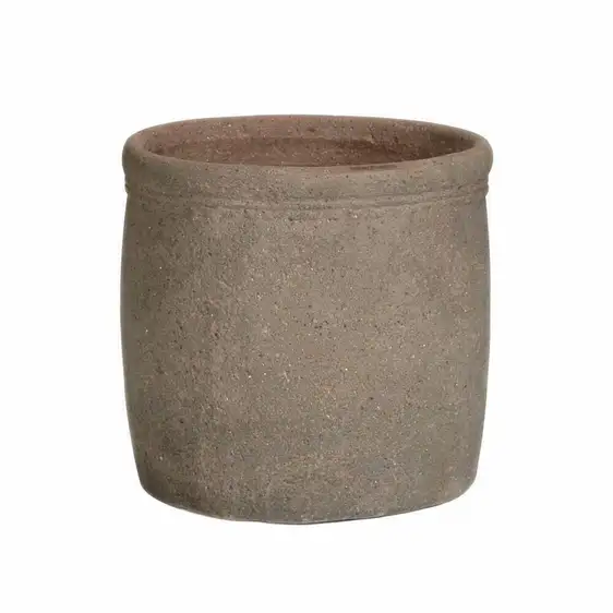 Old Stone Cylinder Pot Ø40cm