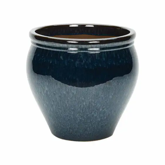 Peacock Blue Jar Pot Ø40cm