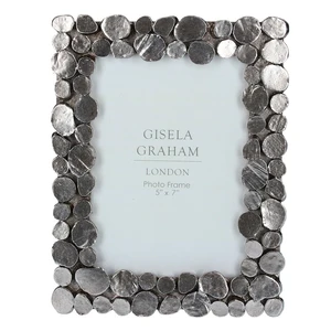 Pewter Pebble Photo Frame