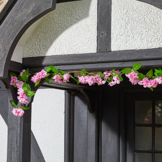 Pink Blossom Artificial Garland - image 3