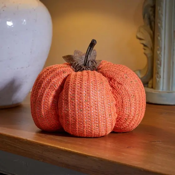 Plush Decorative Pumpkin - Extra Large - image 1