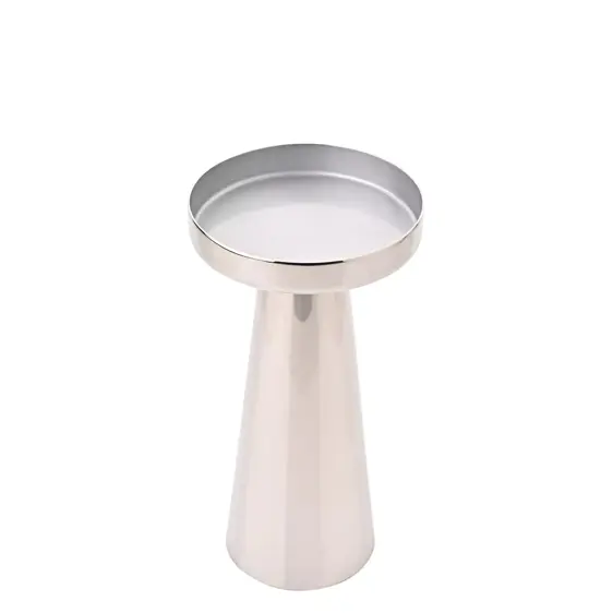 Polished Pillar Candle Holder - Medium