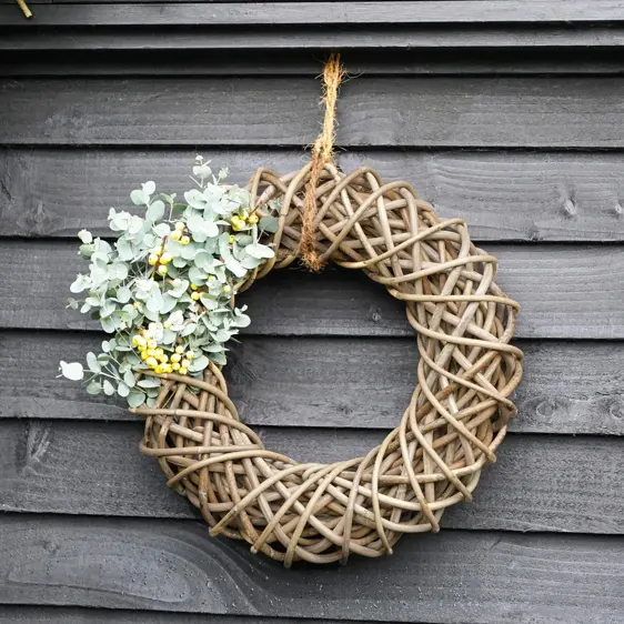 Rattan Natural Wreath - Medium - image 2