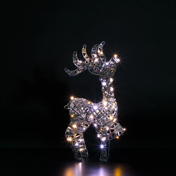 Noma Tatton Standing Rattan Stag - image 1