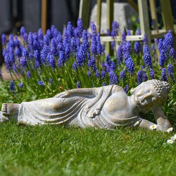 Reclining Buddha Garden Ornament