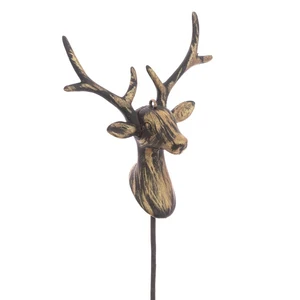 Reindeer Head Pick - Gold