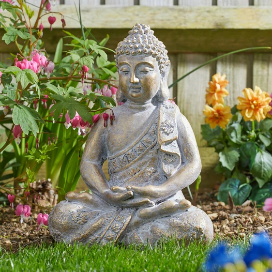 Resting Buddha Garden Ornament