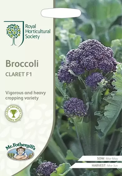 RHS Broccoli Claret F1 - image 1
