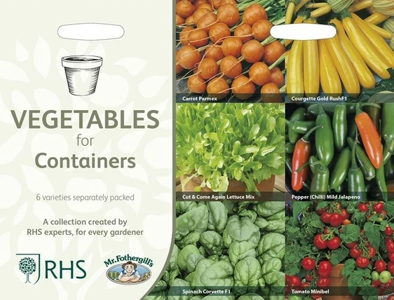 RHS Vegetables for Containers Collection