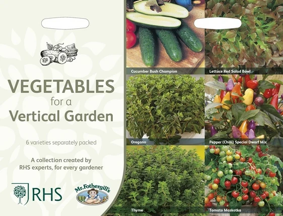 RHS Vegetables for Vertical Garden Collection