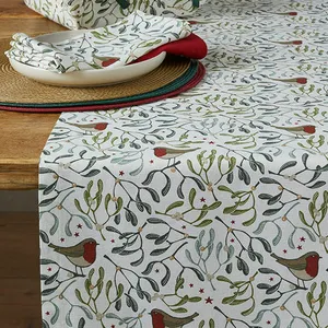 Robin & Mistletoe Table Runner - image 1